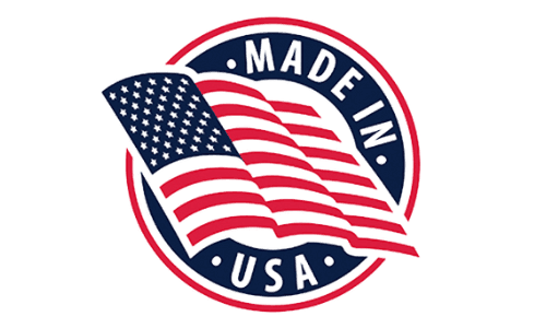 Made in the USA badge for TheraWolf
